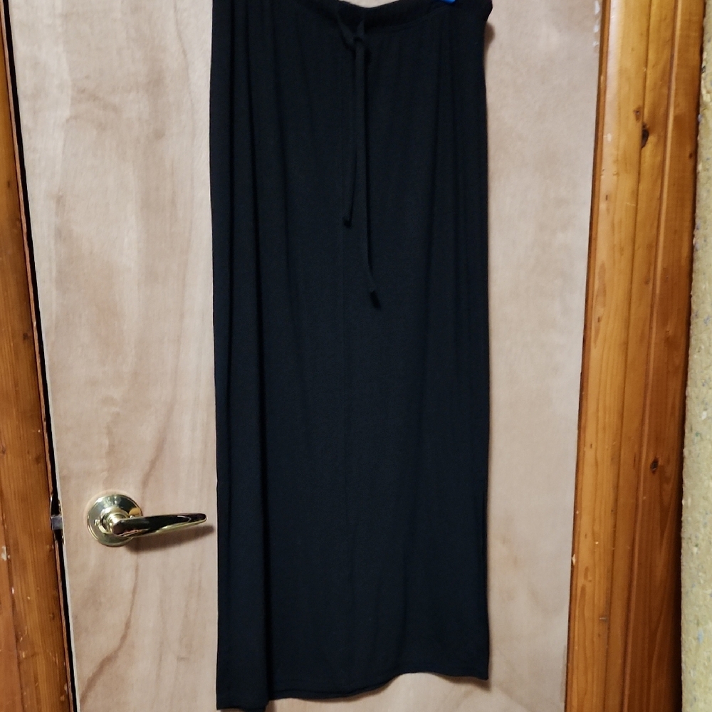 Elegant Black Maxi Skirt